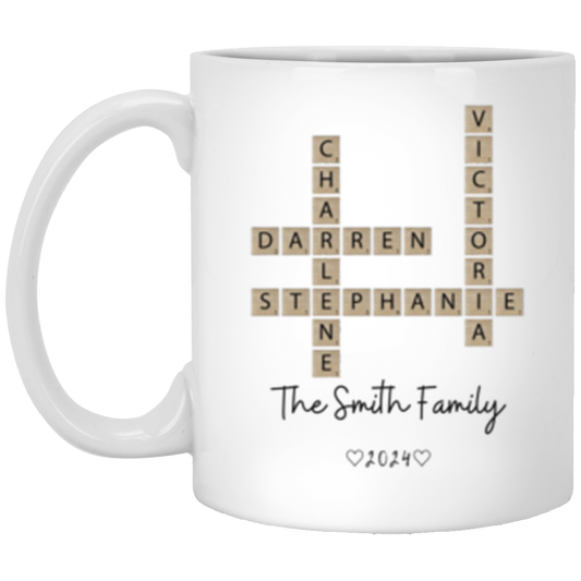 2024? (1) Cross word Family Mug