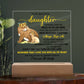 (ALMOST SOLD OUT) Keepsake Gift for Daughter - Night Lamp of Love