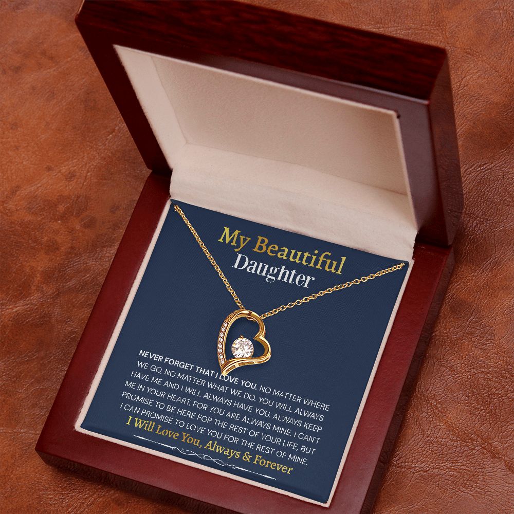 Forever Love Necklace Gift to Daughter
