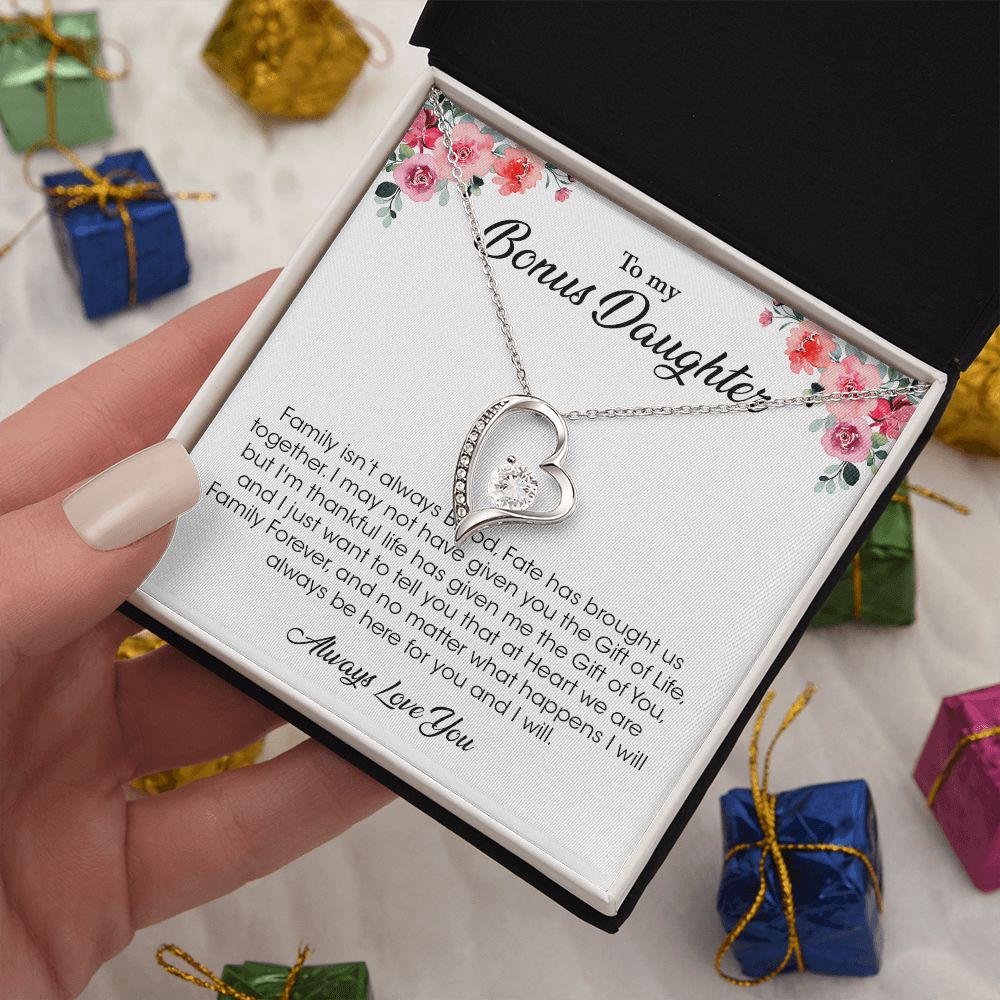 My Bonus Daughter | The Gift Of You - Forever Love Necklace