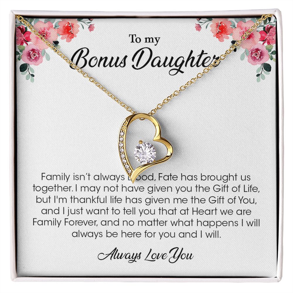 My Bonus Daughter | The Gift Of You - Forever Love Necklace