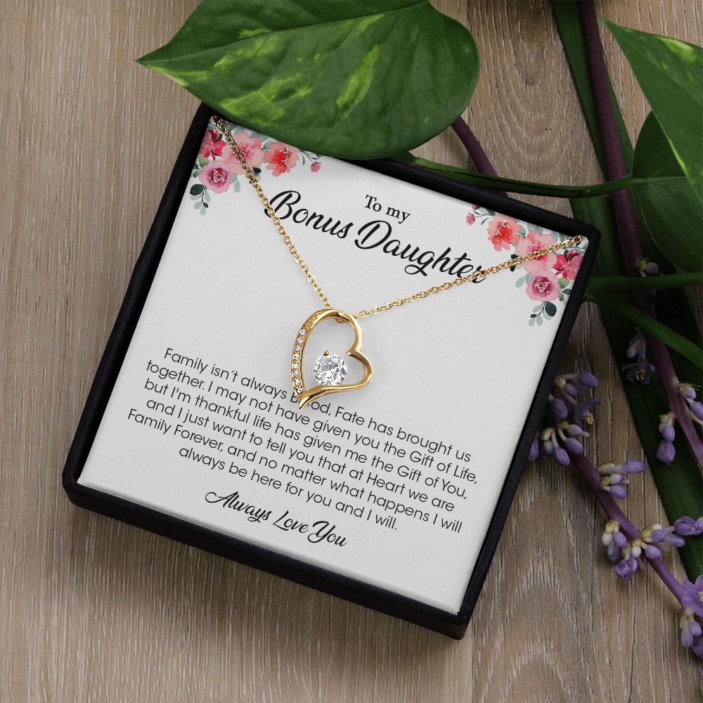 My Bonus Daughter | The Gift Of You - Forever Love Necklace