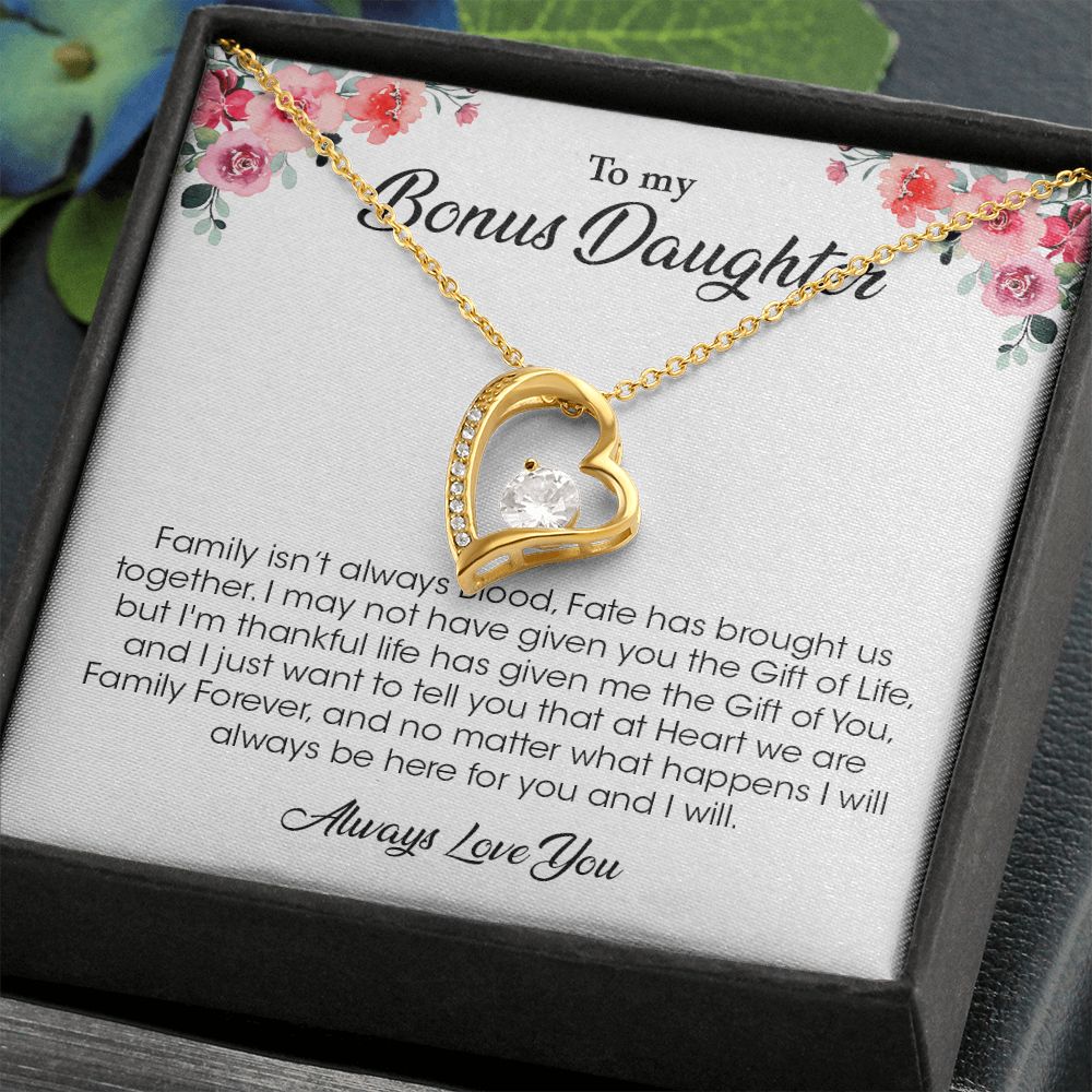 My Bonus Daughter | The Gift Of You - Forever Love Necklace