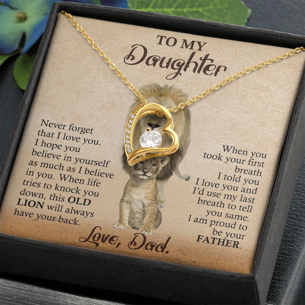 Forever Love Necklace Gift for Daughter